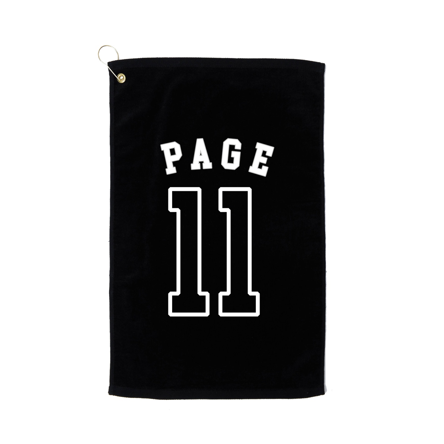 Golf Towel — Shirsey Arch in Black