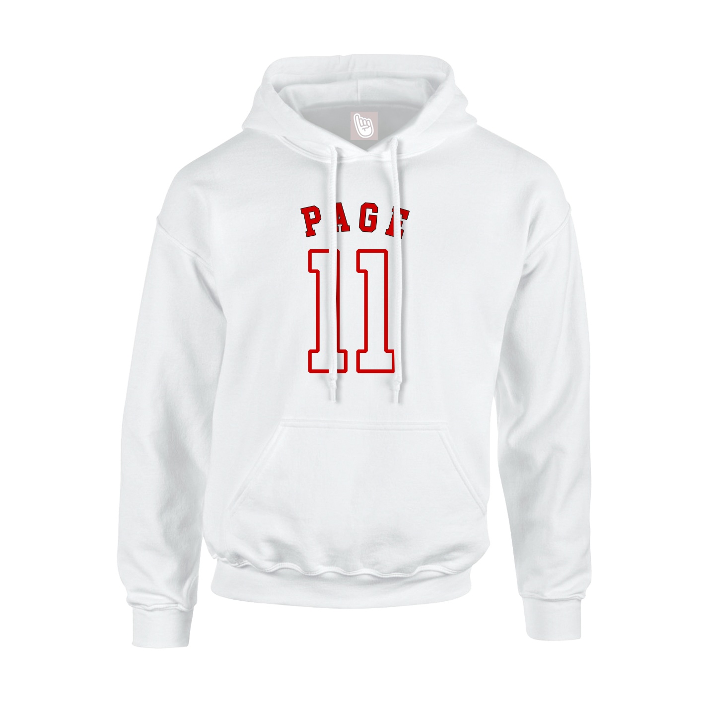 Youth Hoodie — Shirsey Arch in White