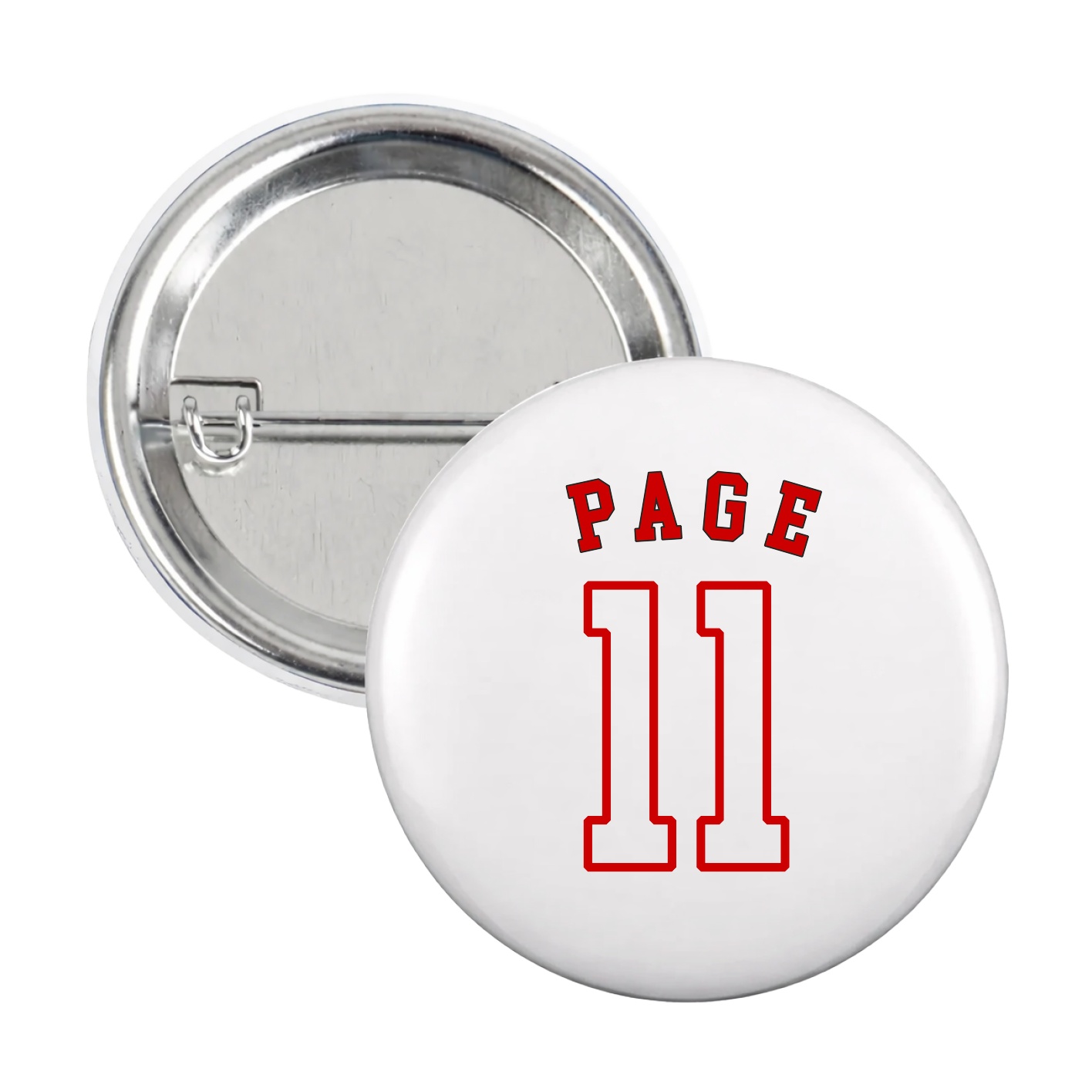 Game Day Button — Shirsey Arch in White