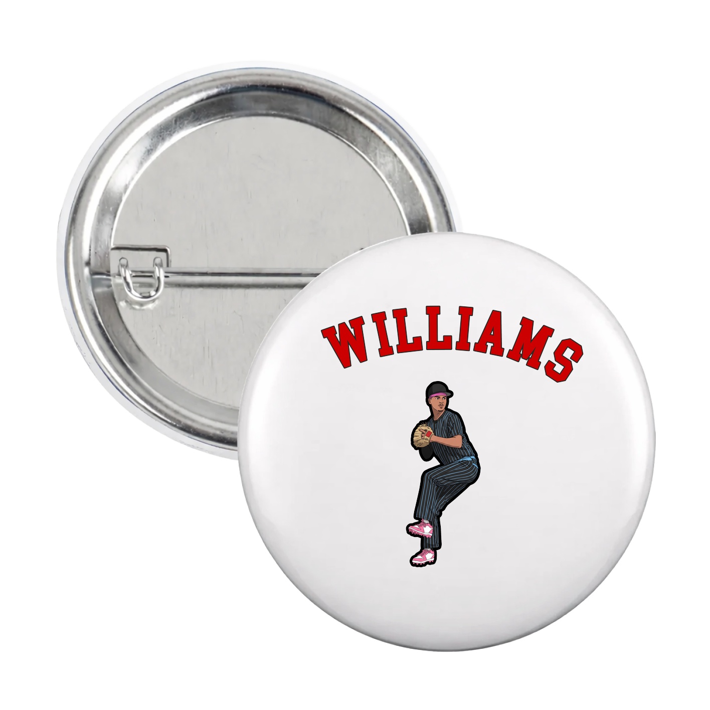 Game Day Button — Shirsey Arch in White