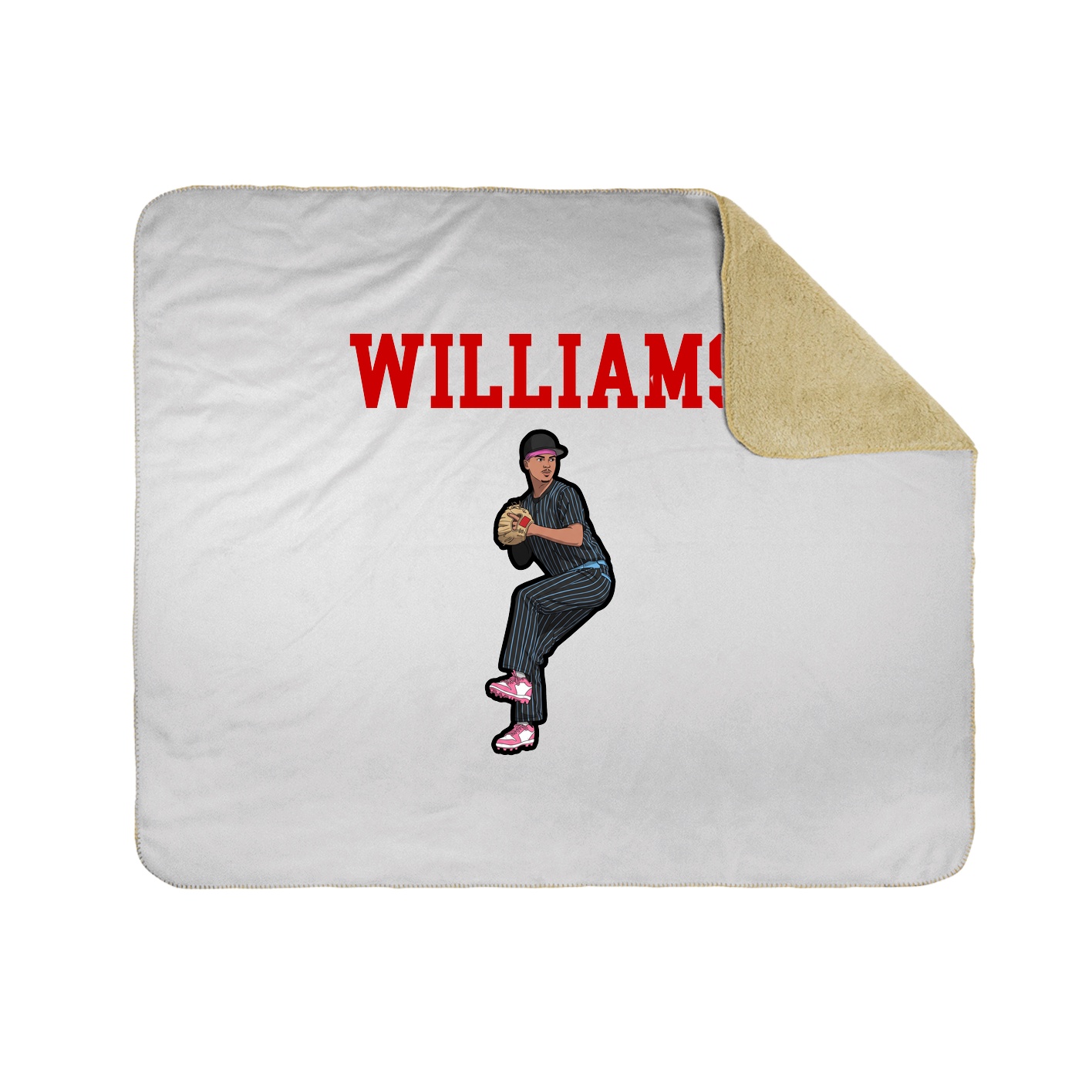 Throw Blanket — Shirsey in White