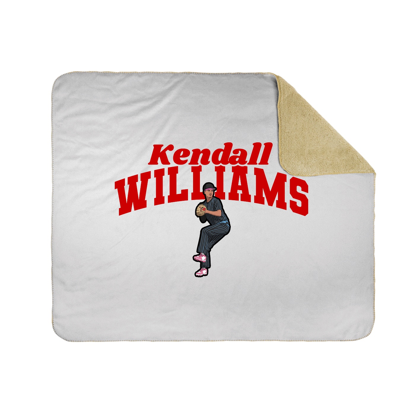 Throw Blanket — Signature Arch in White