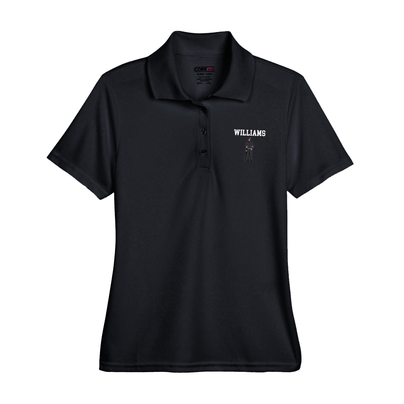 Womens Performance Polo — Shirsey in Black