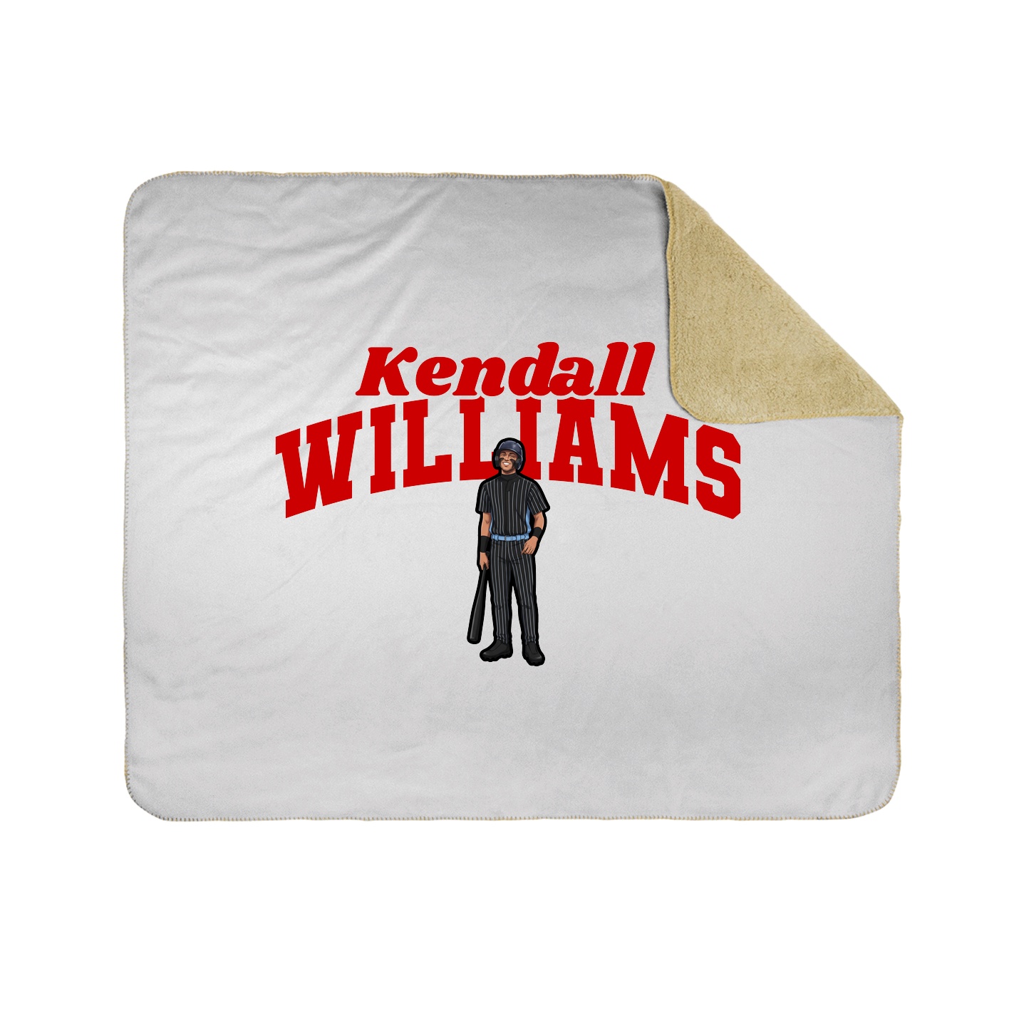Throw Blanket — Signature Arch in White