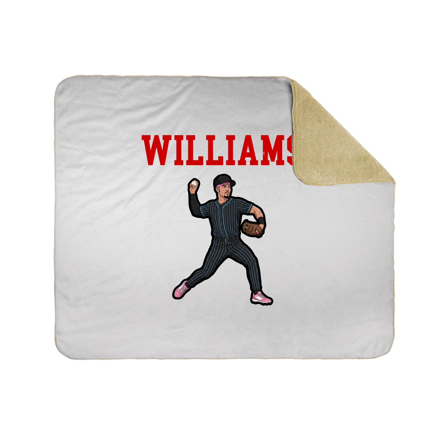 Throw Blanket — Shirsey in White
