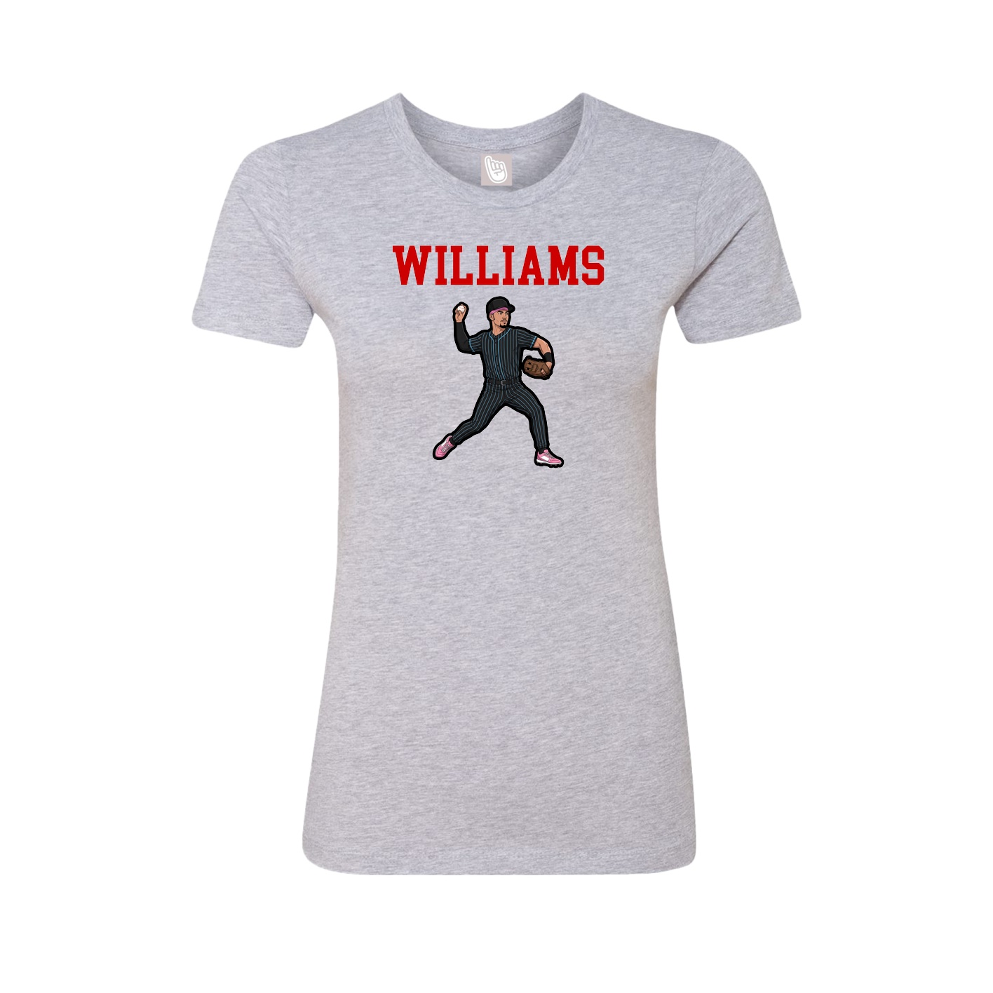 Fitted Women's Tee — Shirsey in Grey