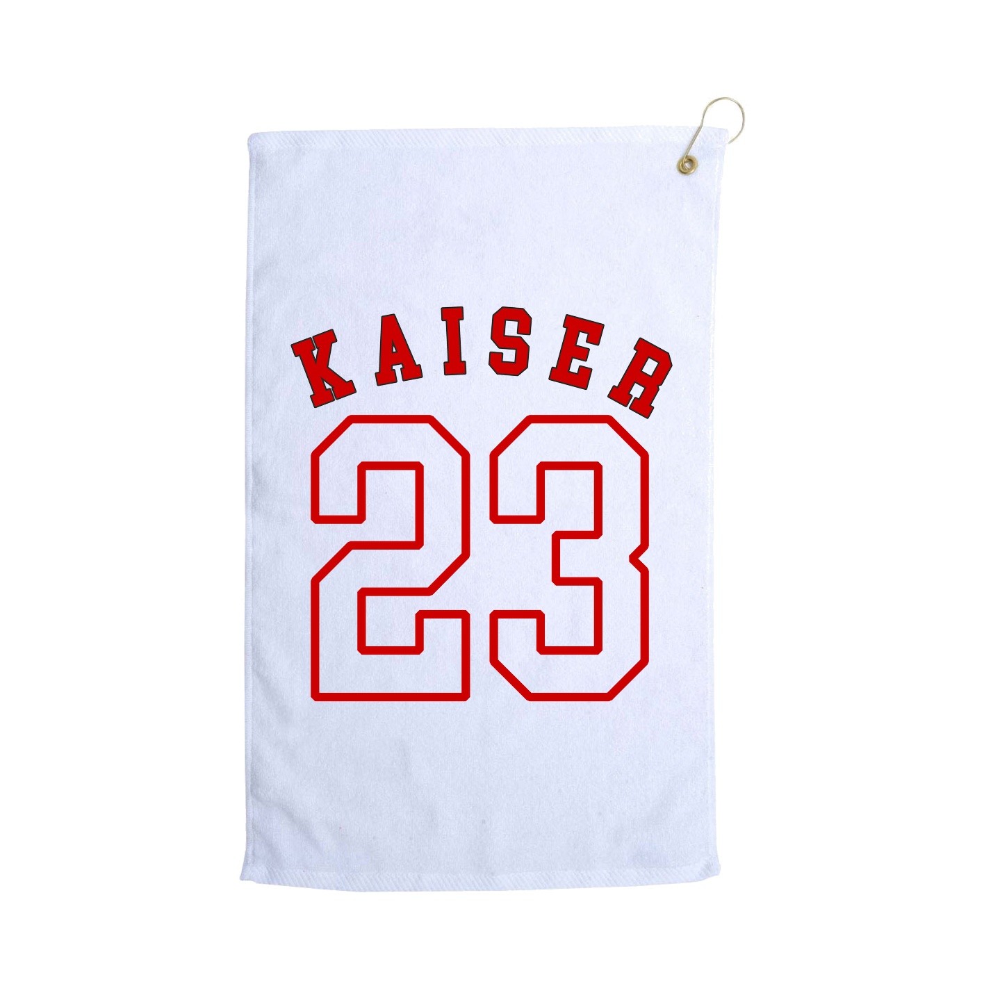 Golf Towel — Shirsey Arch in White