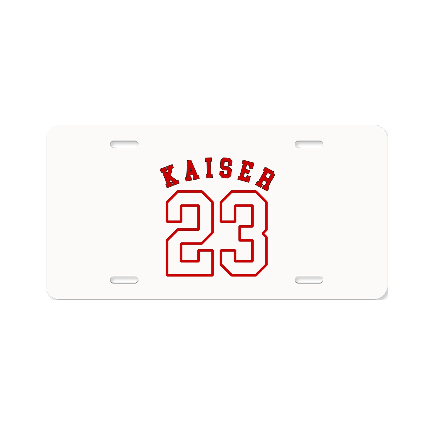 License Plate — Shirsey Arch in Classic