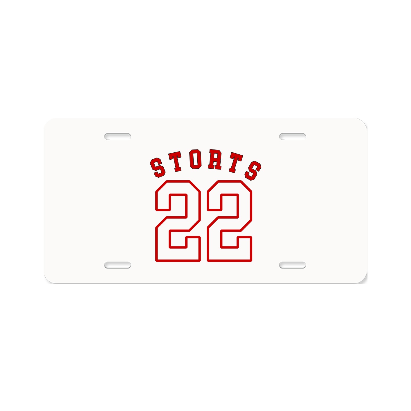 License Plate — Shirsey Arch in Classic