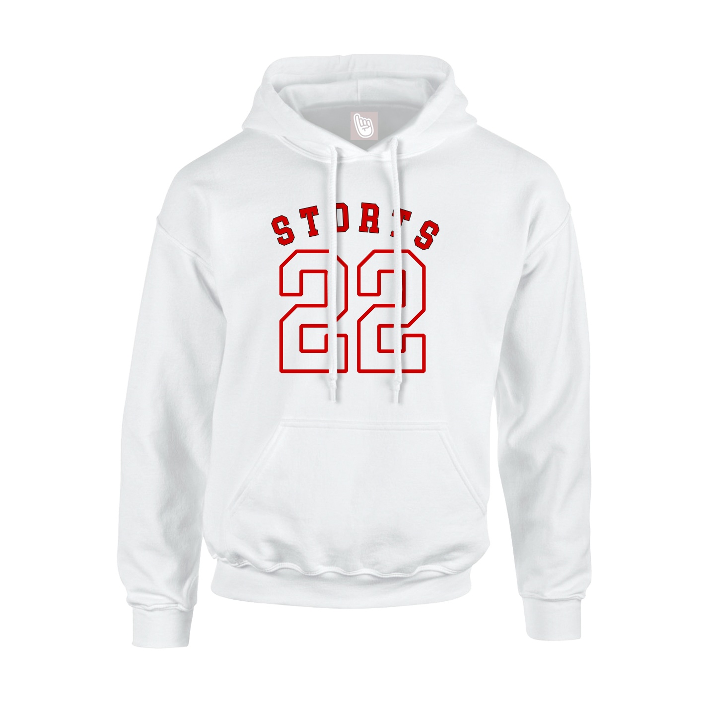 Hoodie — Shirsey Arch in White
