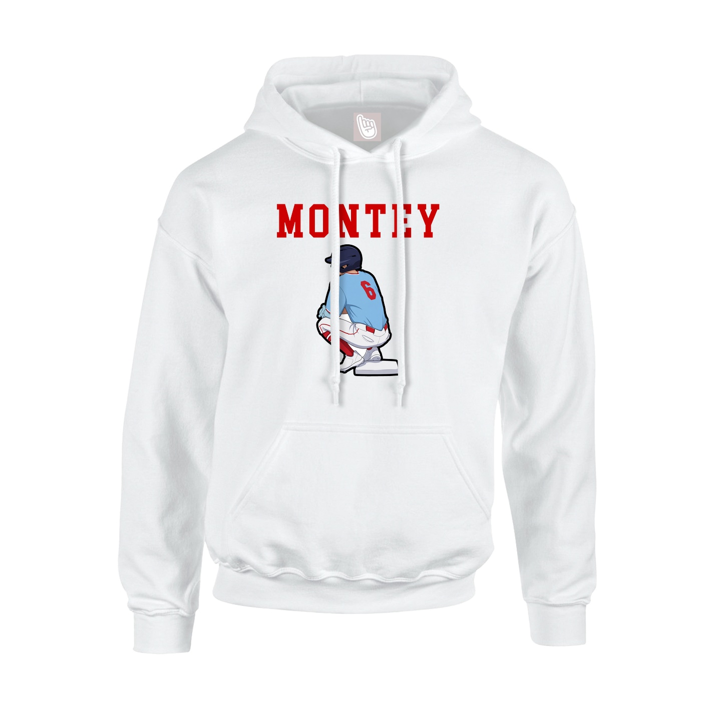 Hoodie — Shirsey in White