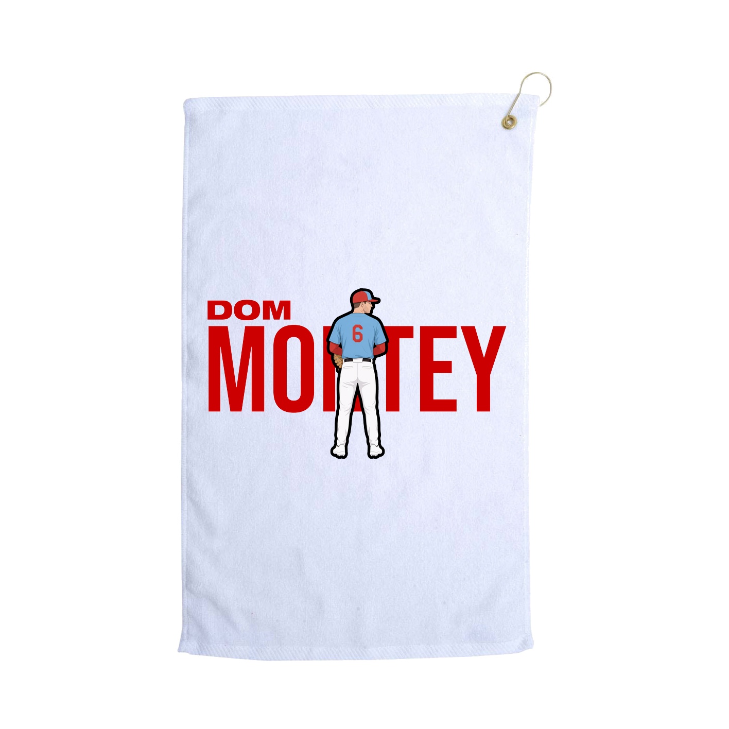 Golf Towel — Player Name in White