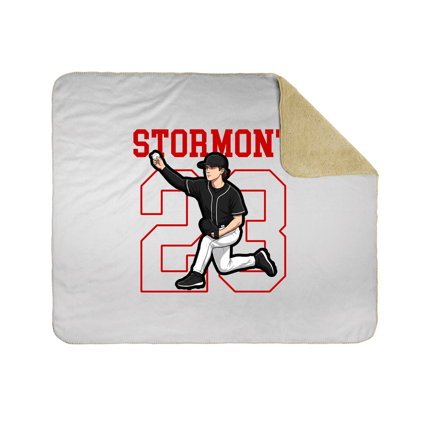 50x60 Sherpa Lined Throw Blanket