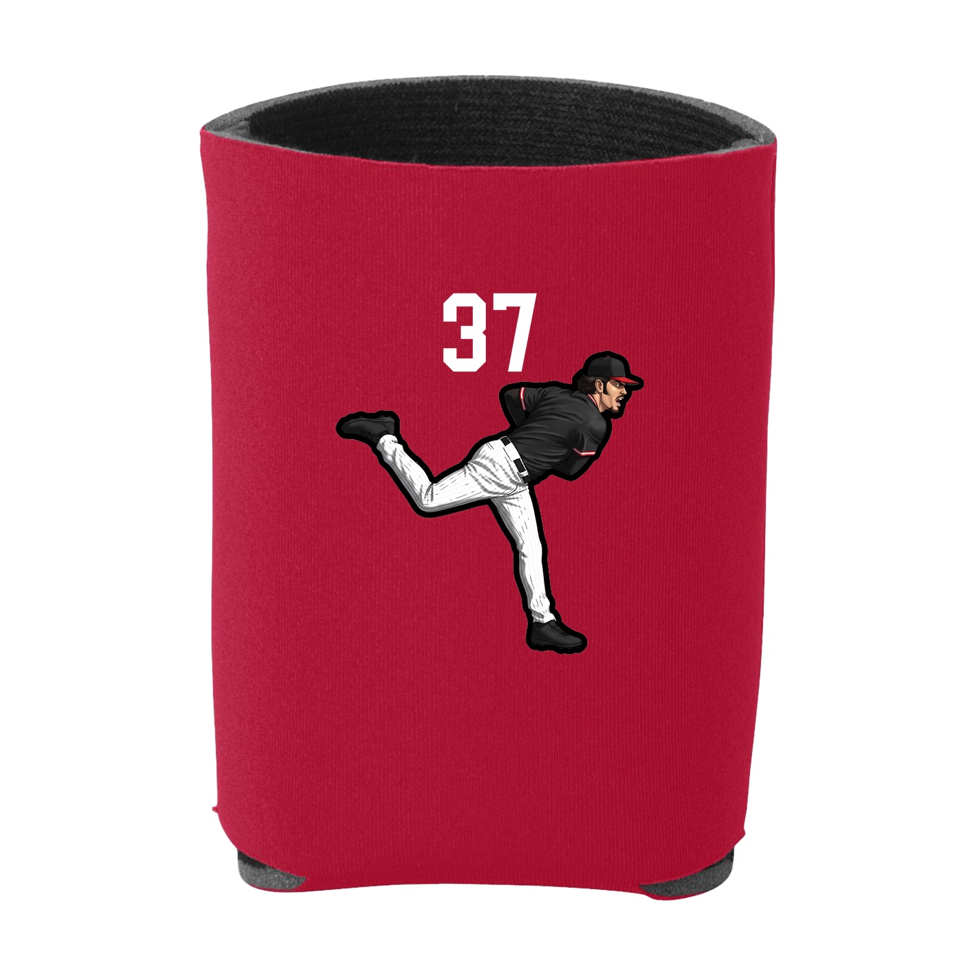 Can Holder — Number Top in Red