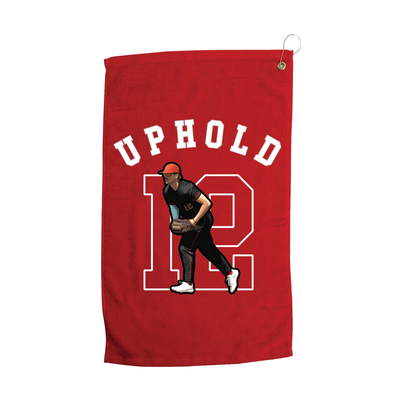 Golf Towel — Shirsey Arch in Red