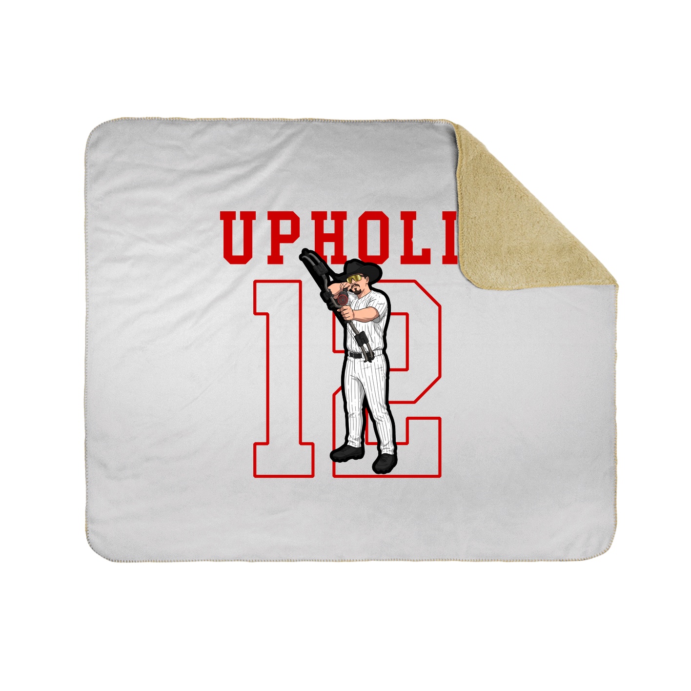 50x60 Sherpa Lined Throw Blanket