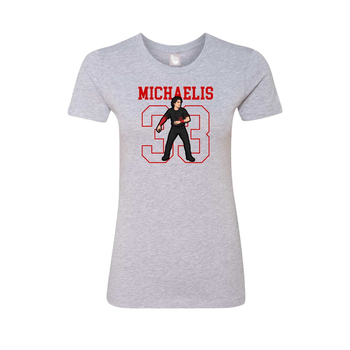 Fitted Women's Tee — Shirsey in Grey