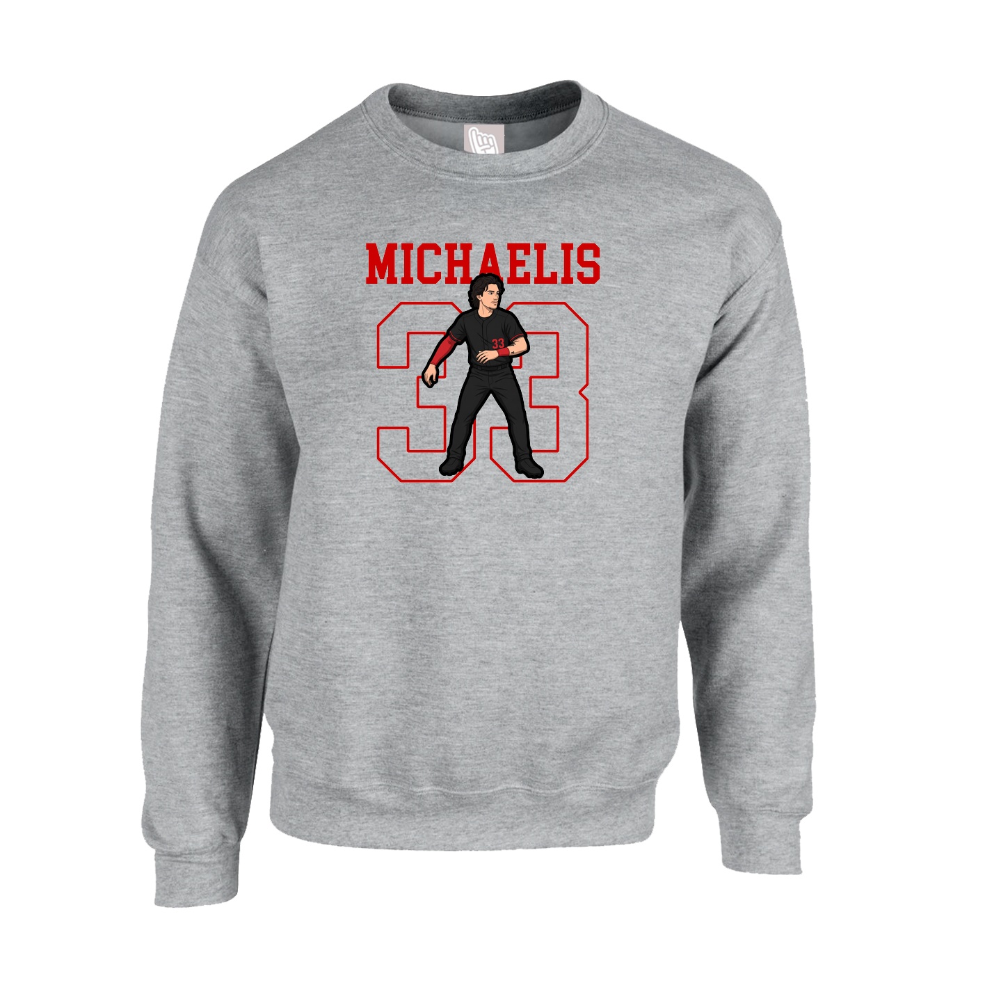 Fleece Crew — Shirsey in Grey