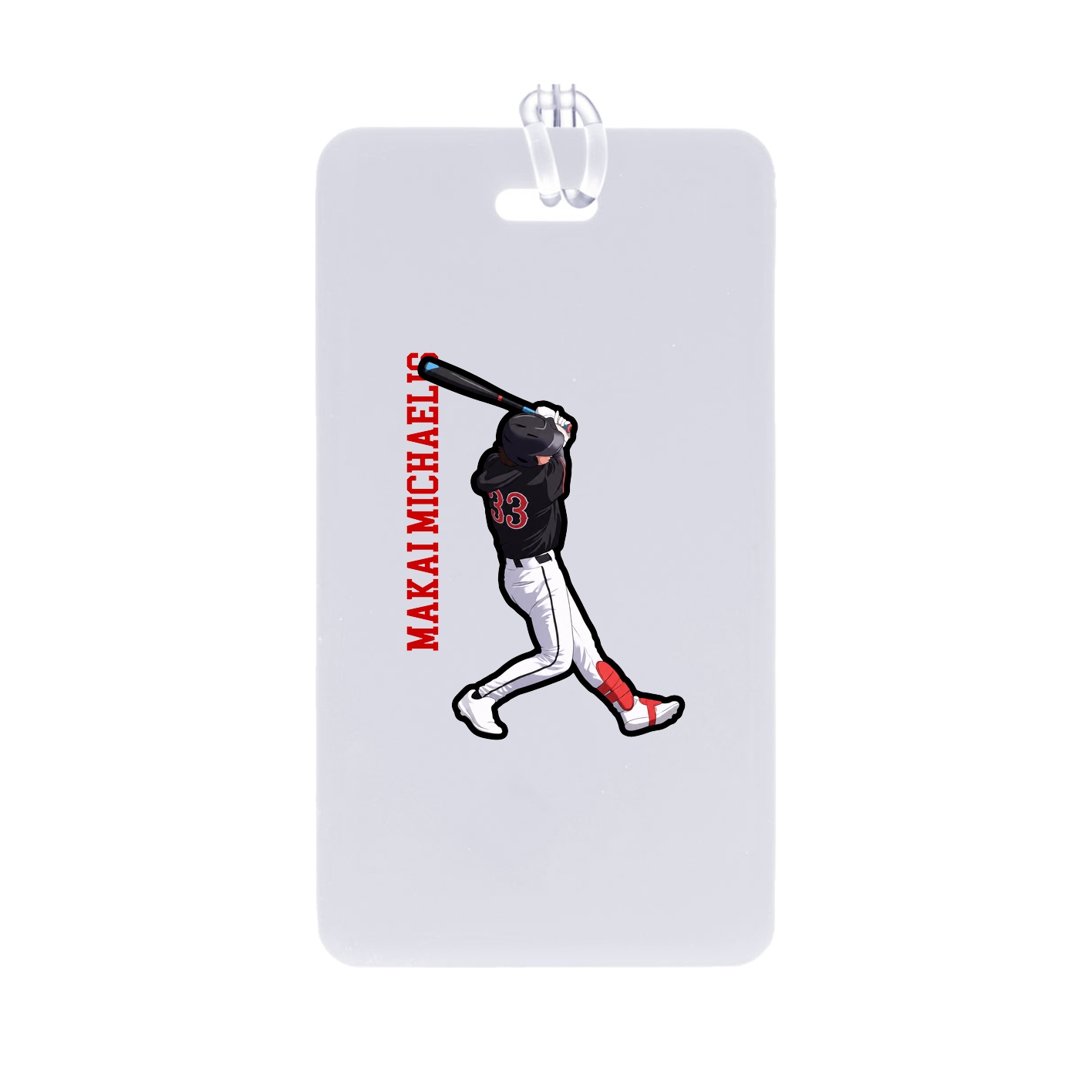 Bag Tag — Name Vertical in Classic