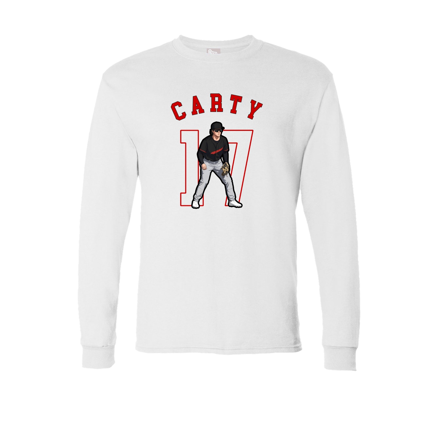 Long Sleeve Tee — Shirsey Arch in White
