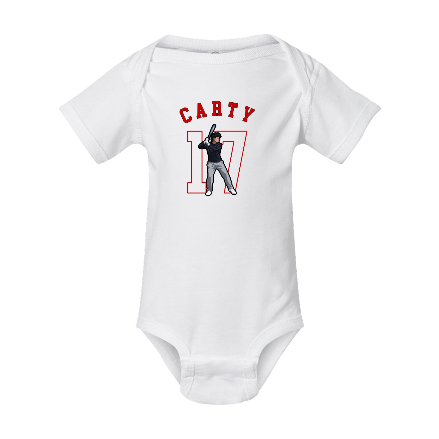 Baby Onesie — Shirsey Arch in White