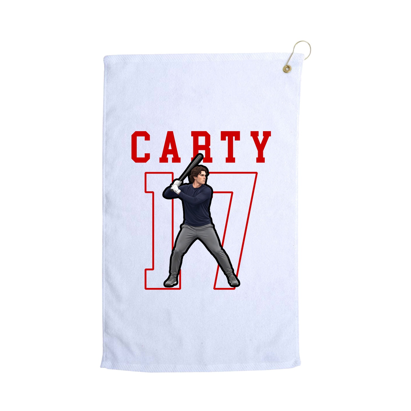 Golf Towel — Shirsey in White