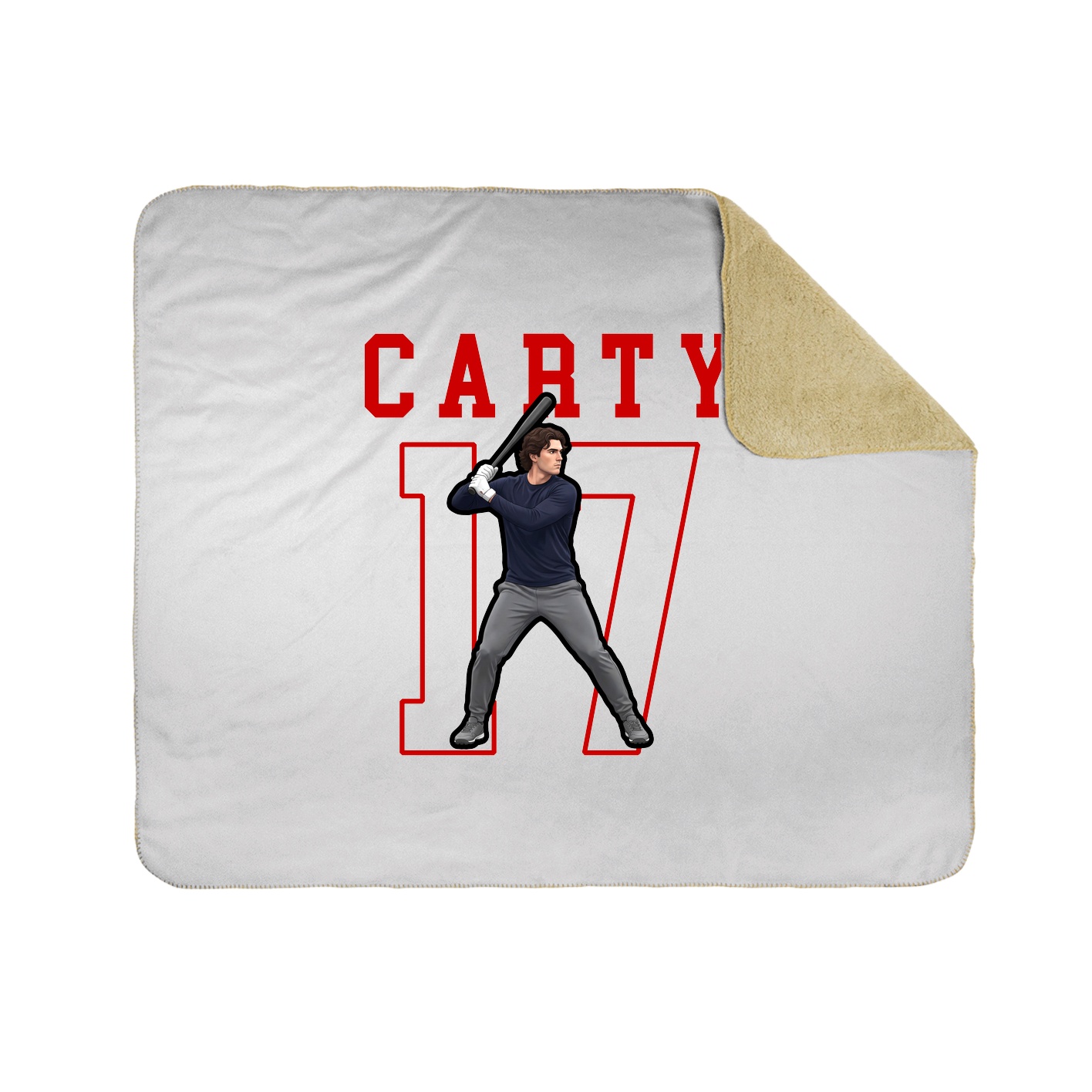Throw Blanket — Shirsey in White