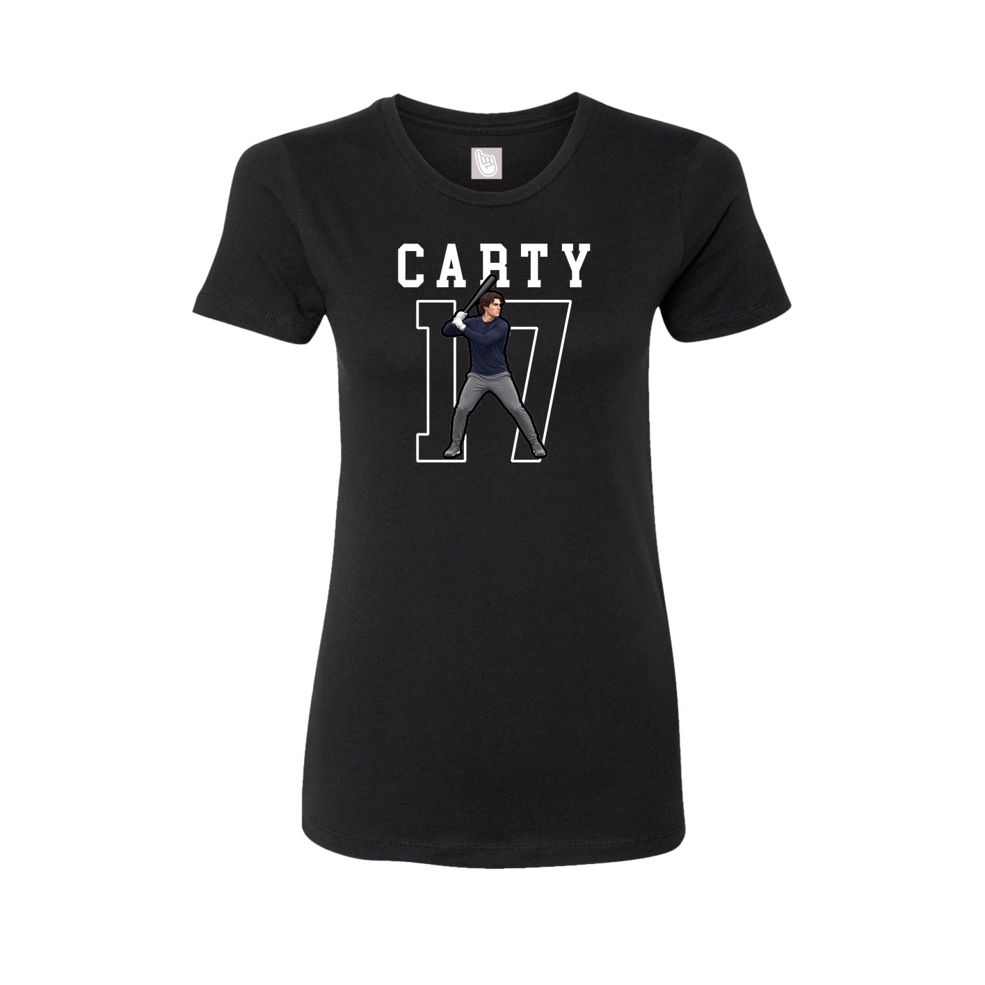 Fitted Women's Tee — Shirsey in Black