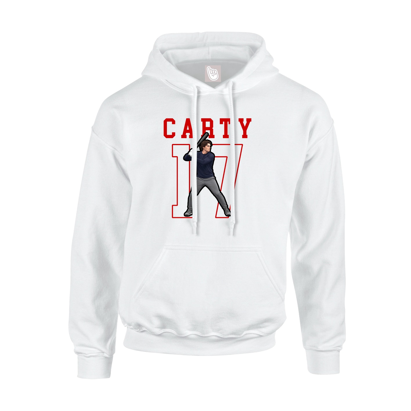 Hoodie — Shirsey in White