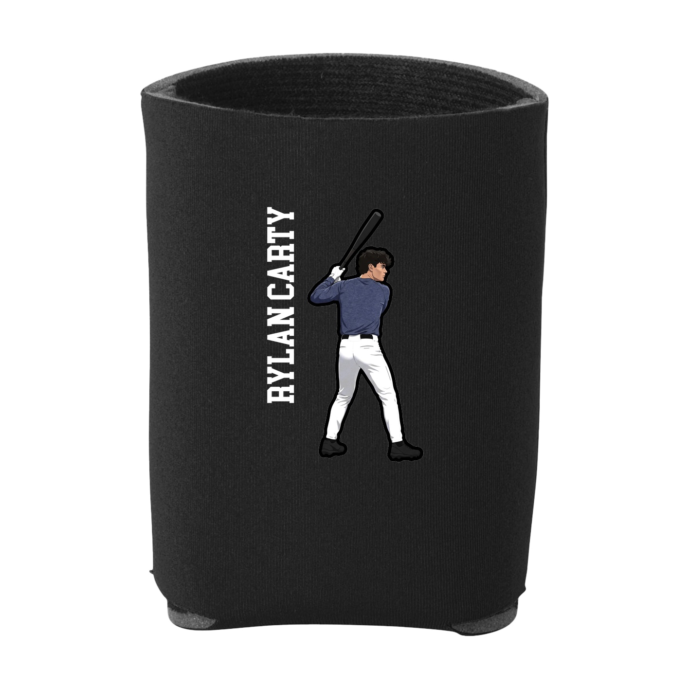 Can Holder — Name Vertical in Black