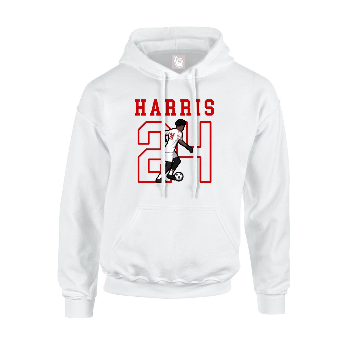 Hoodie — Shirsey in White