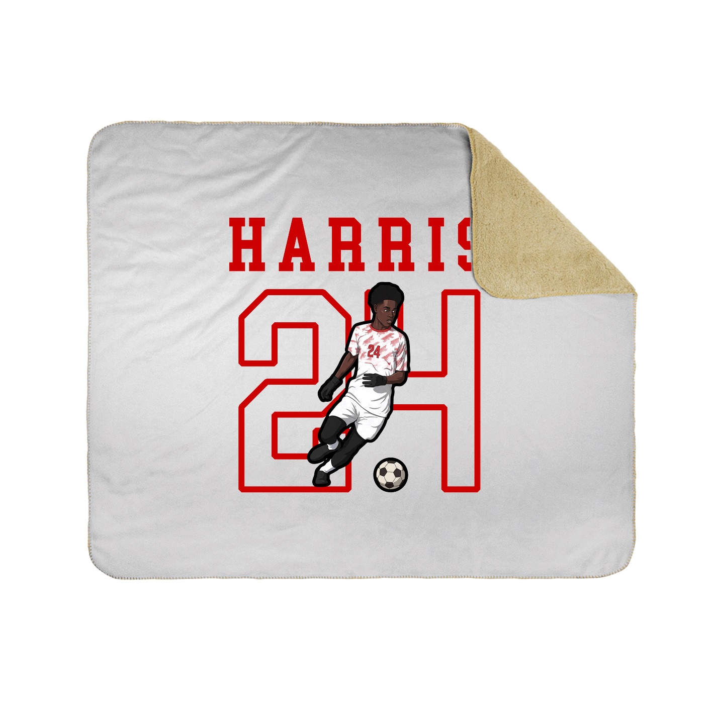 Throw Blanket — Shirsey in White