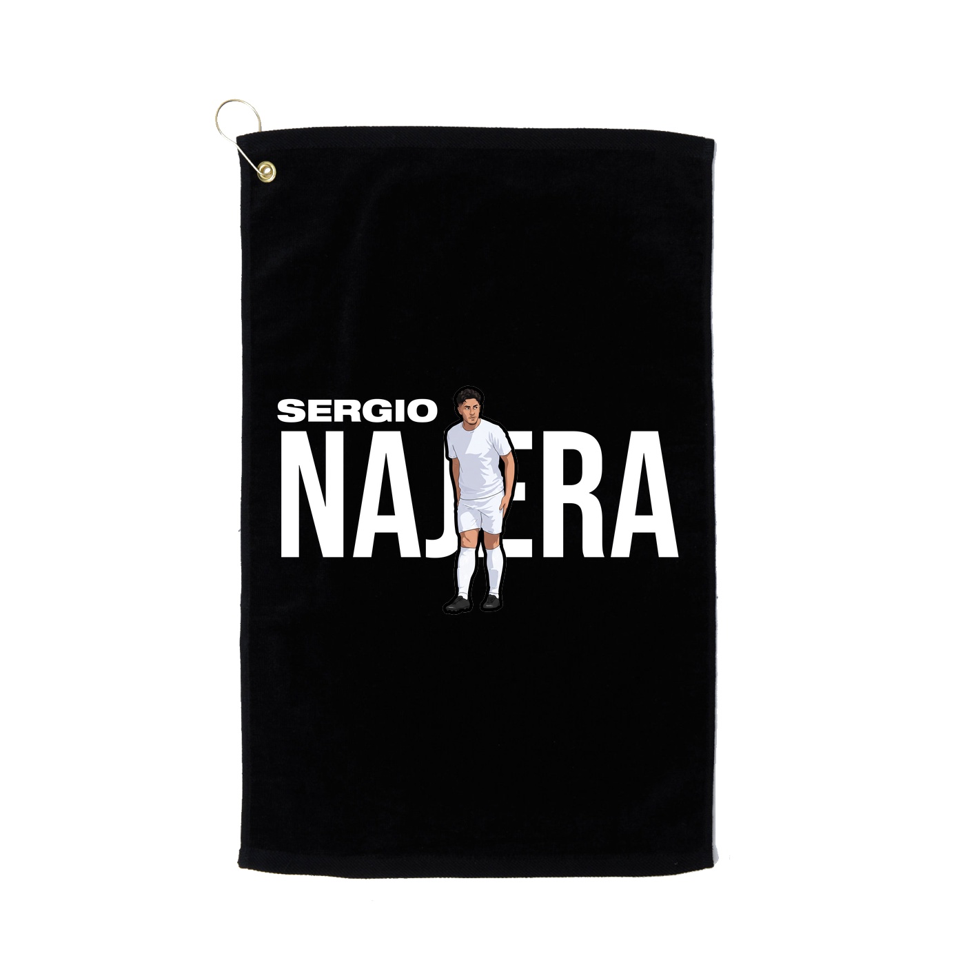 Golf Towel — Player Name in Black