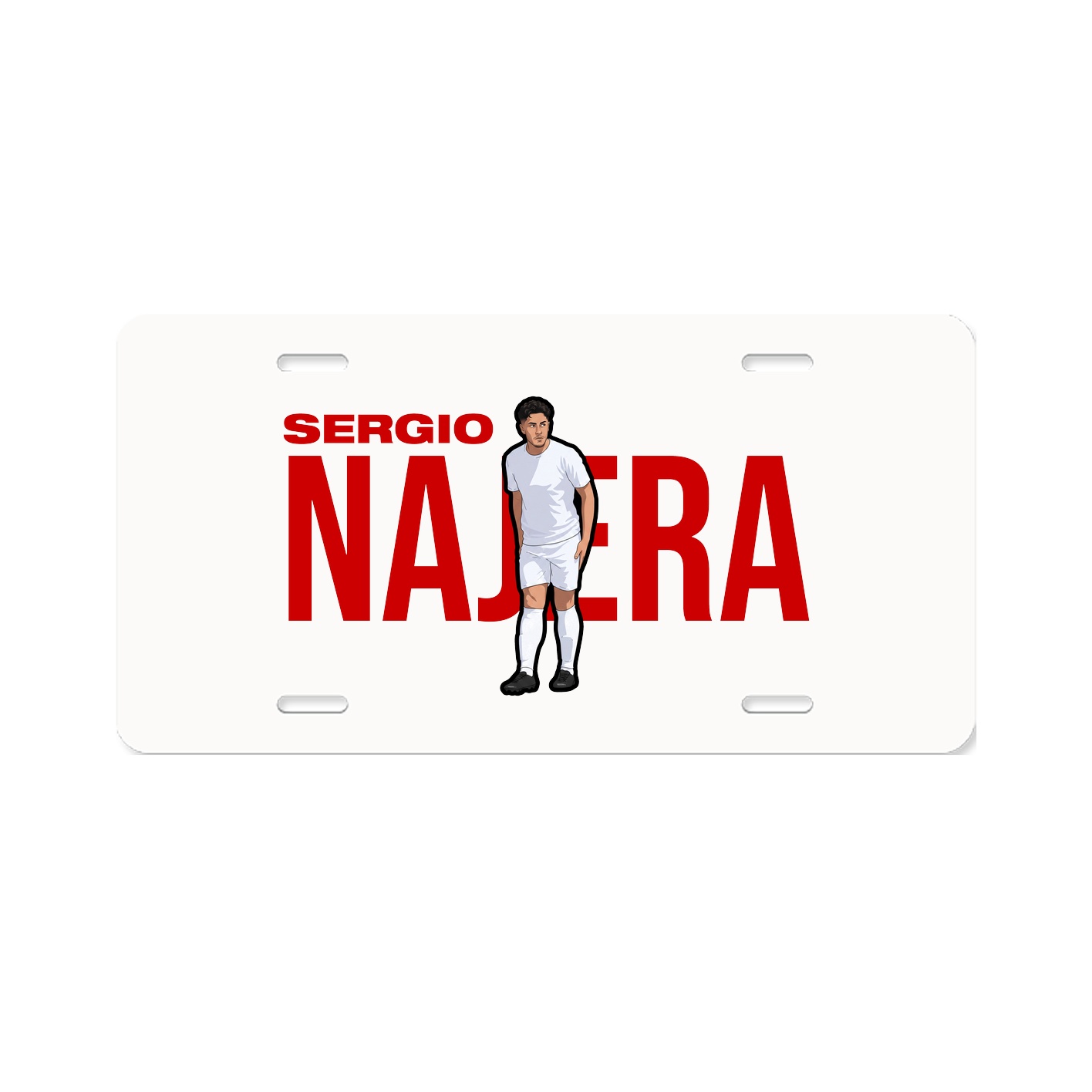License Plate — Player Name in Classic