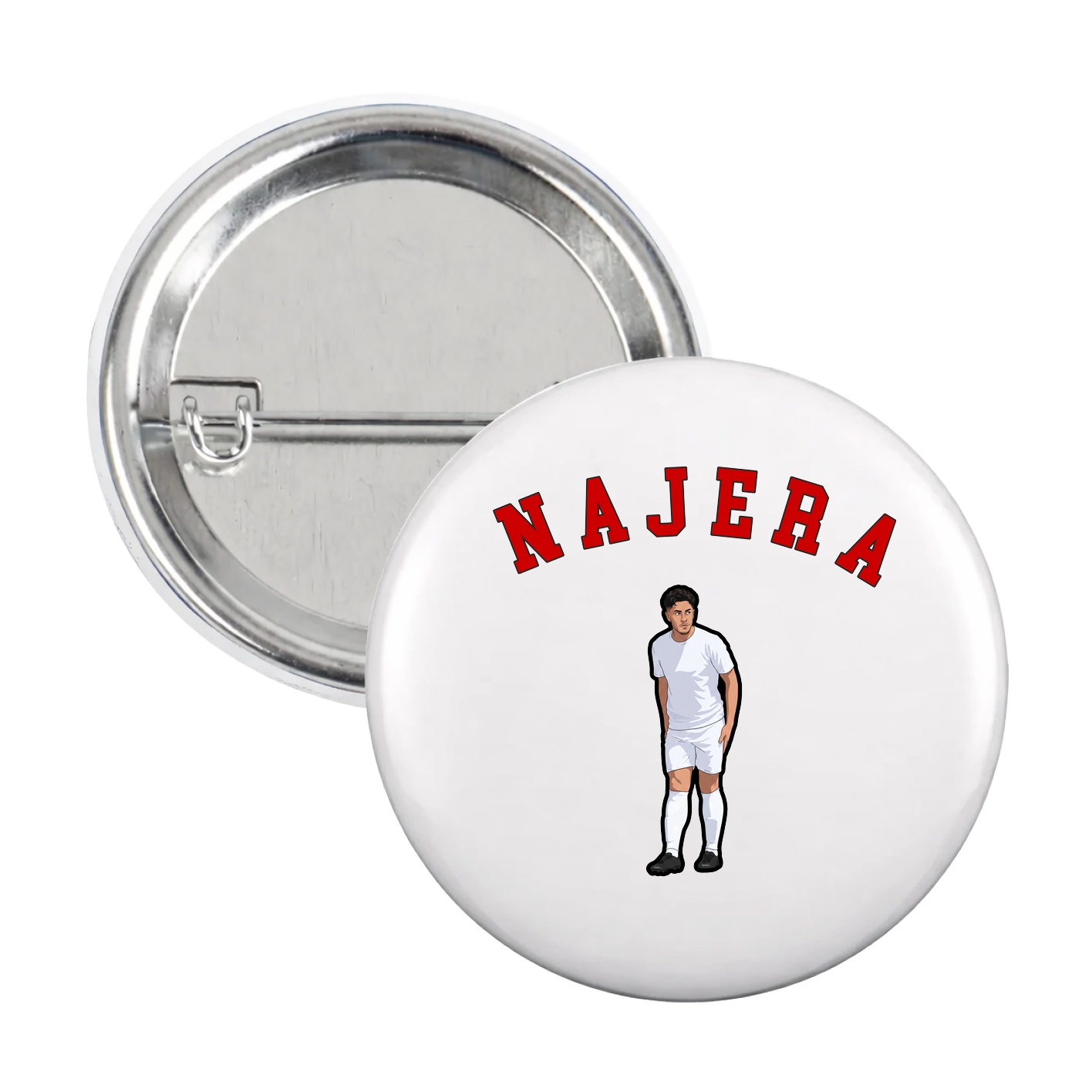 Game Day Button — Shirsey Arch in White