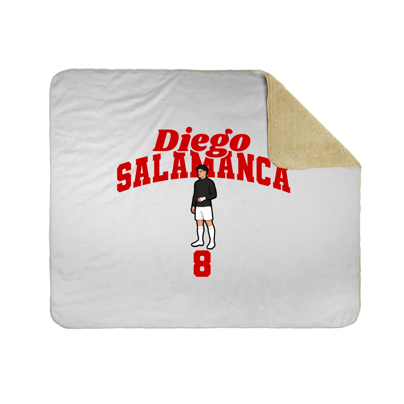 Throw Blanket — Signature Arch in White