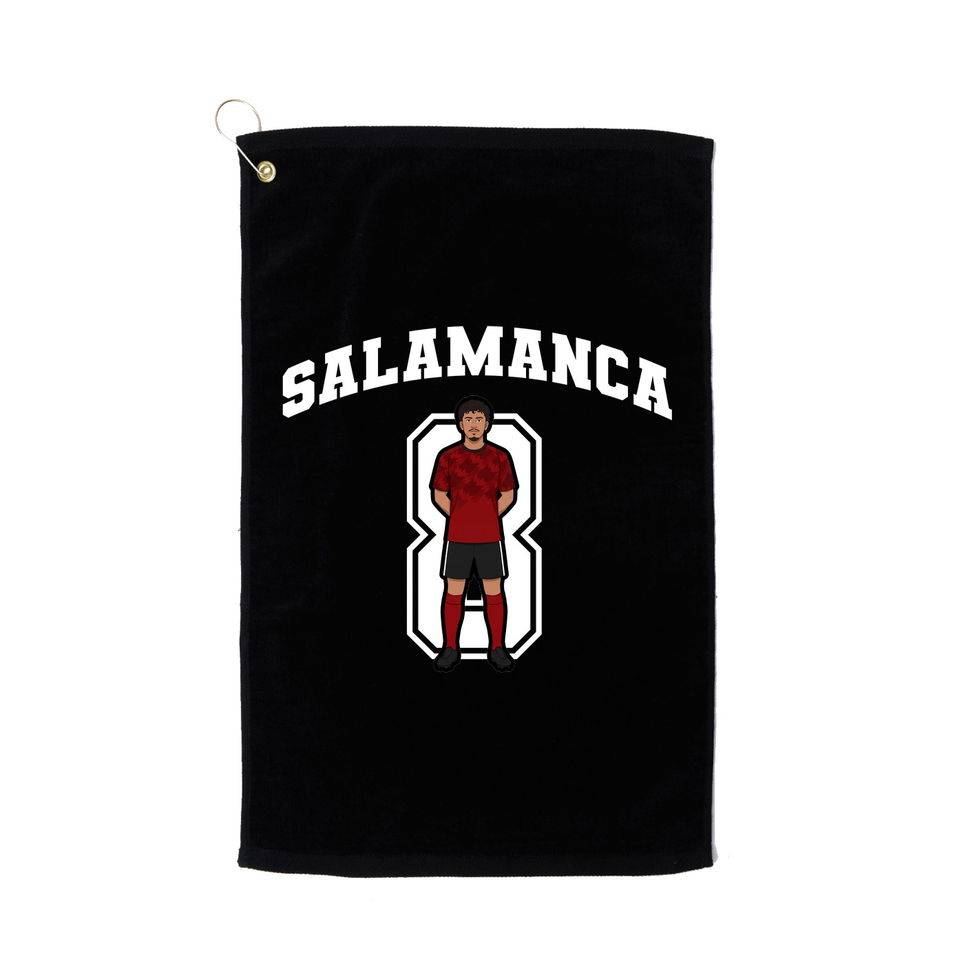 Golf Towel — Number in Black