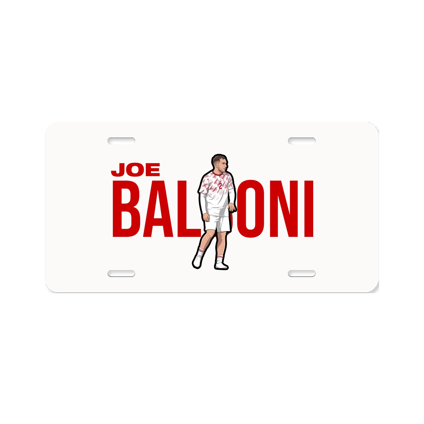 License Plate — Player Name in Classic