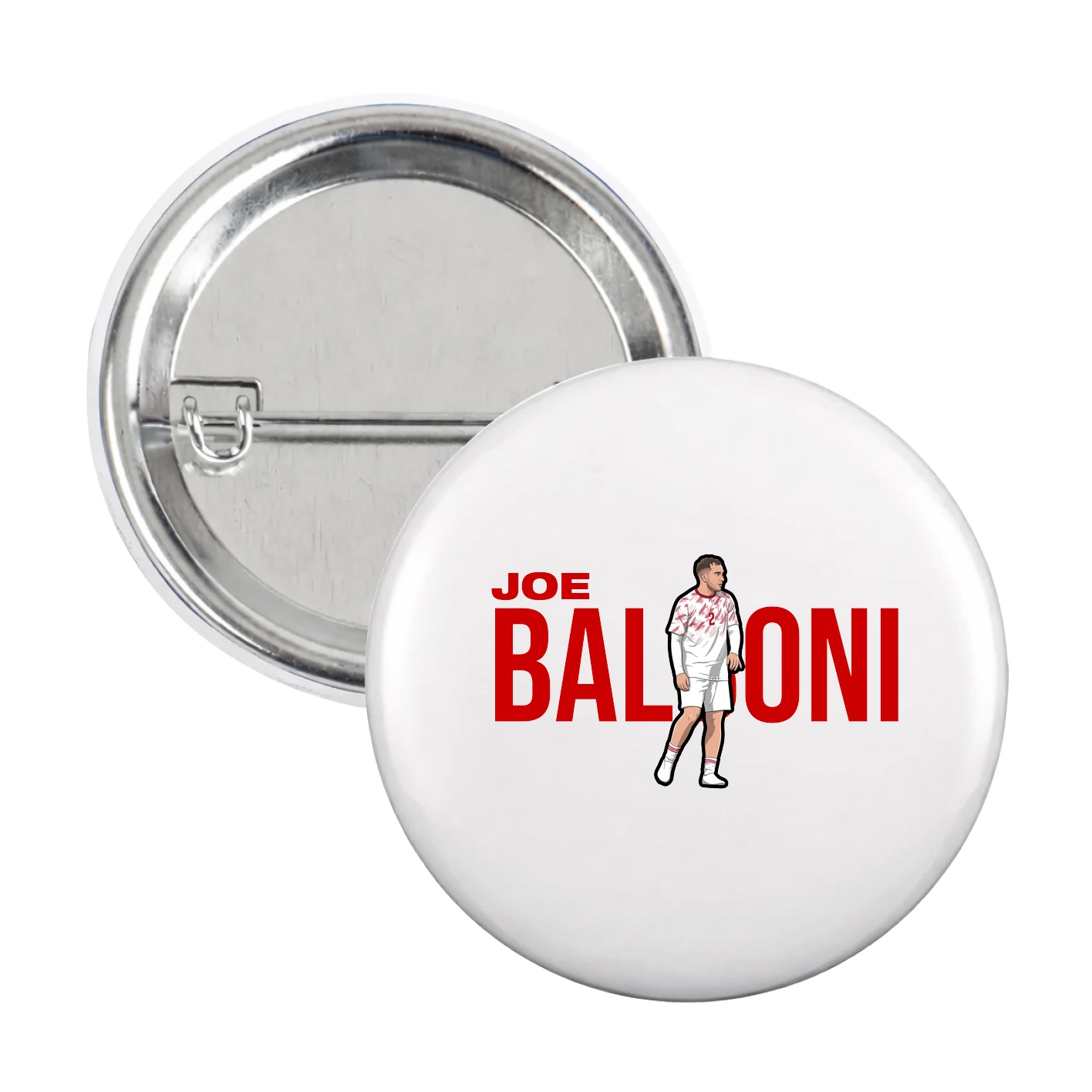 Game Day Button — Player Name in White