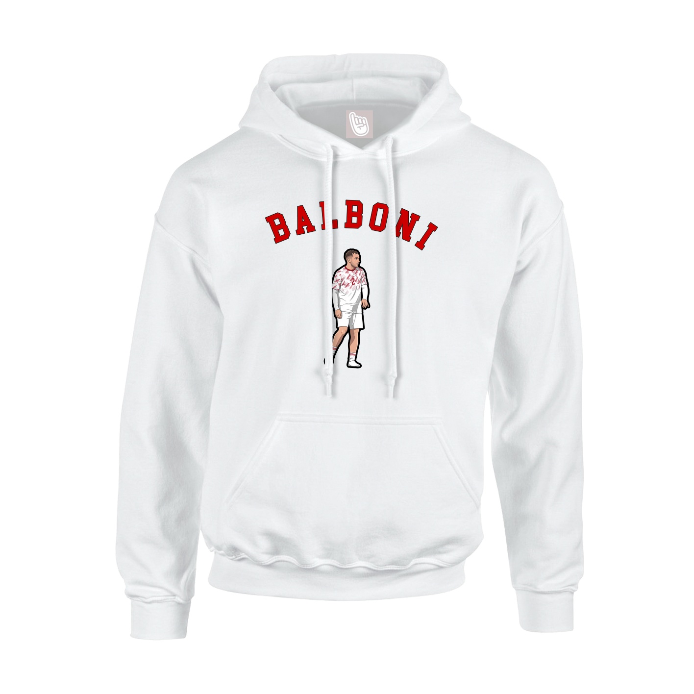 Youth Hoodie — Shirsey Arch in White
