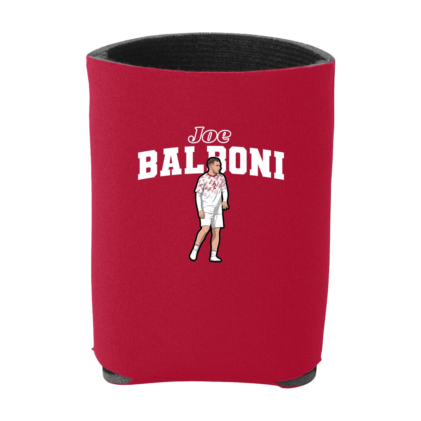 Can Holder — Name Arch in Red