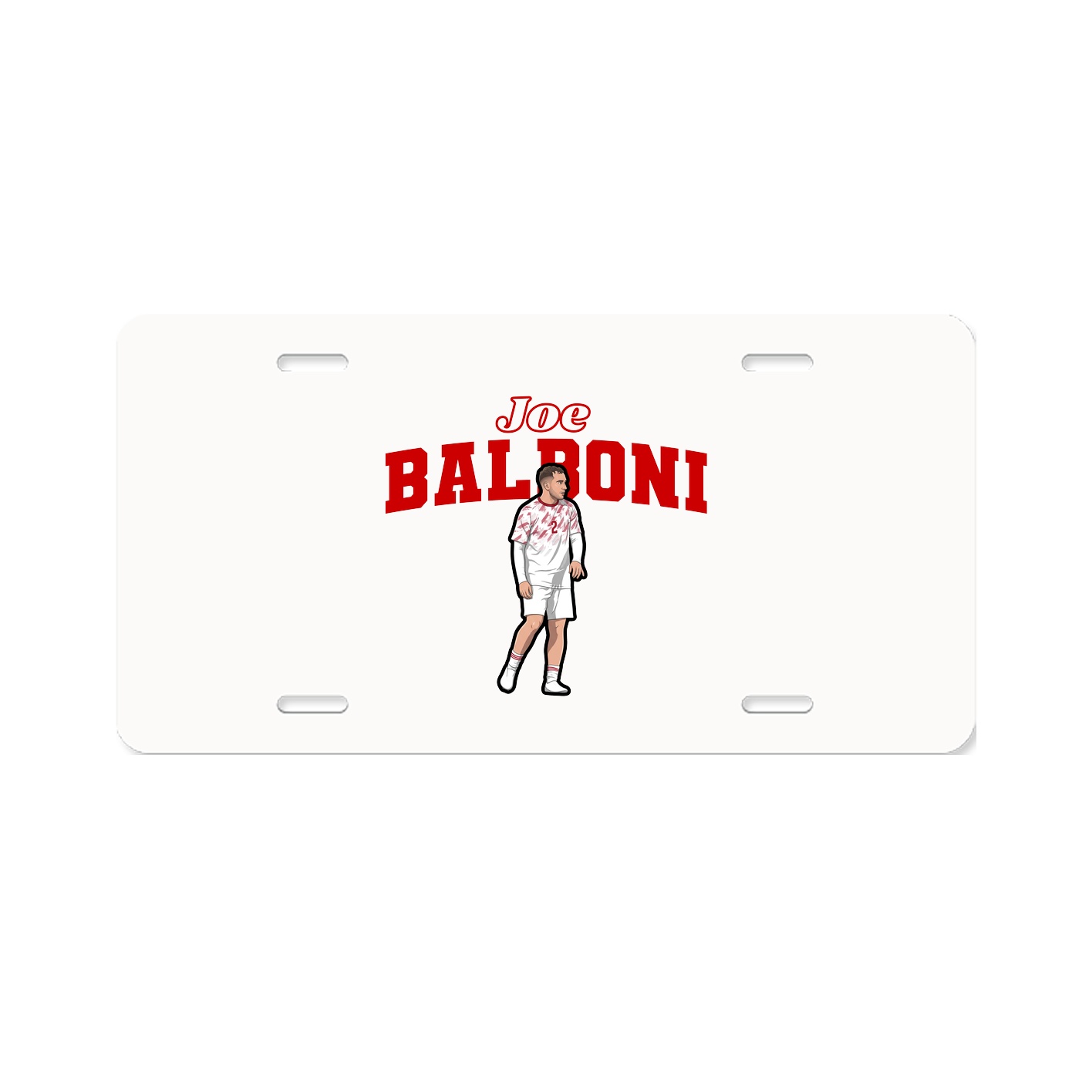 License Plate — Name Arch in Classic