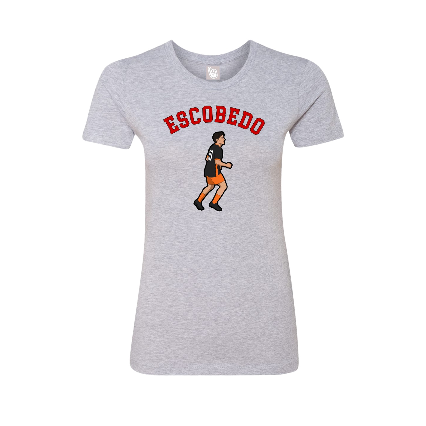 Fitted Women's Tee — Shirsey Arch in Grey
