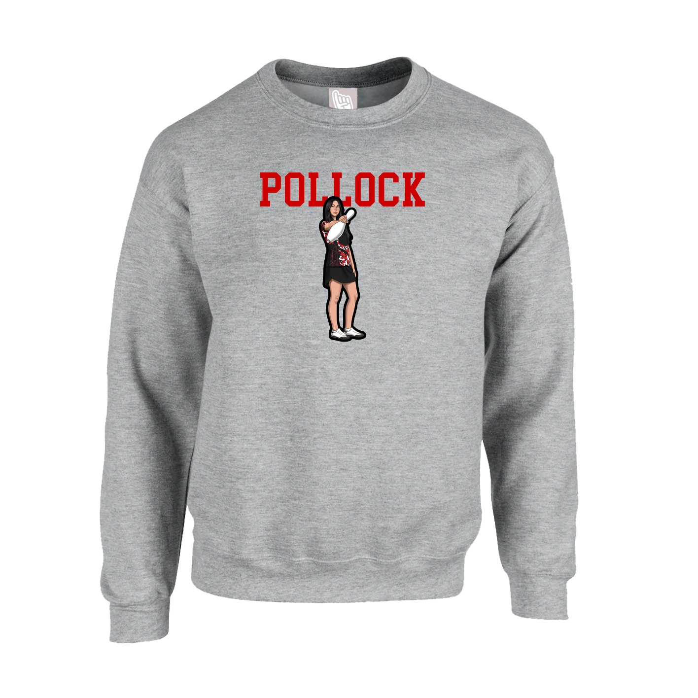 Fleece Crew — Shirsey in Grey