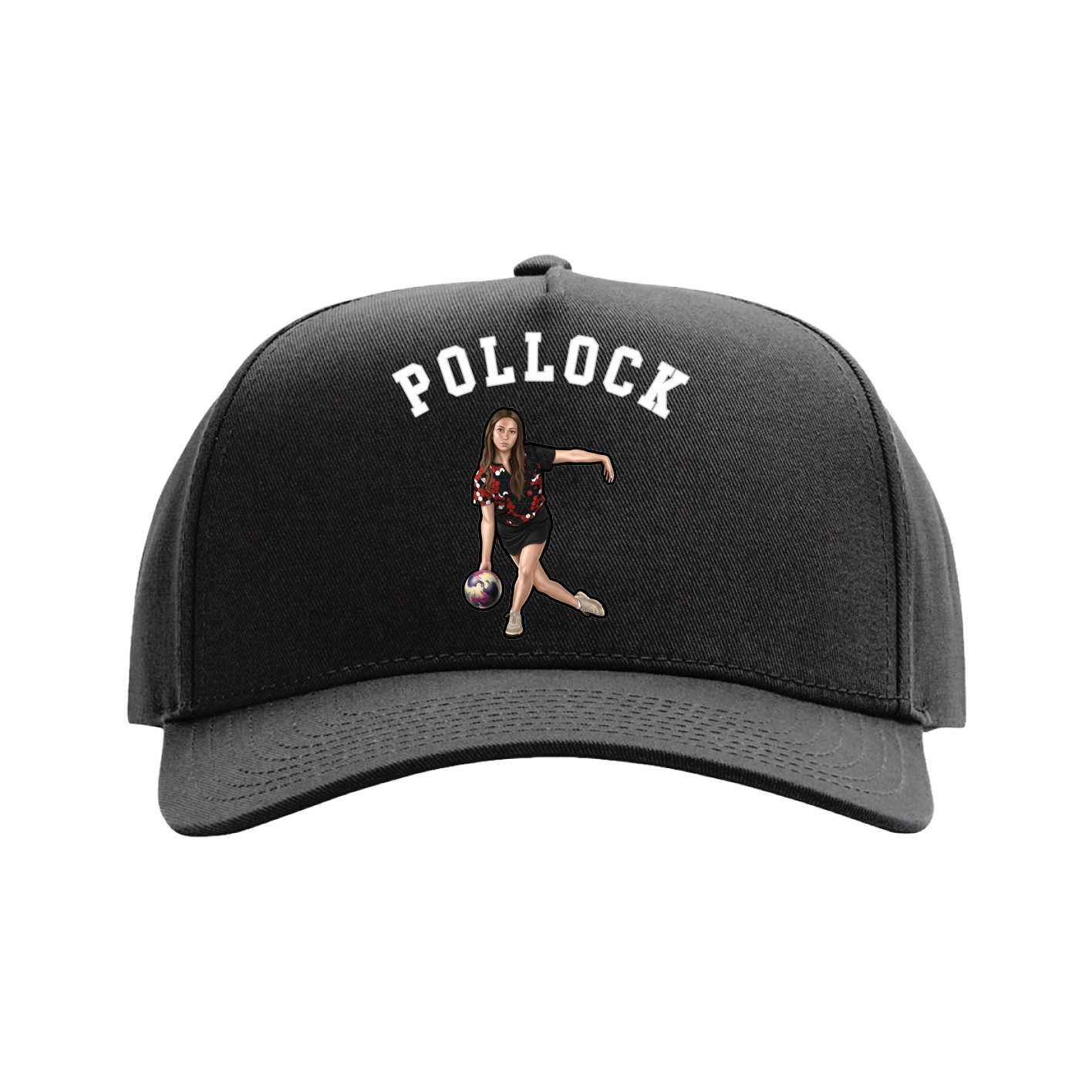 Full Fabric Five-Panel Champ Cap