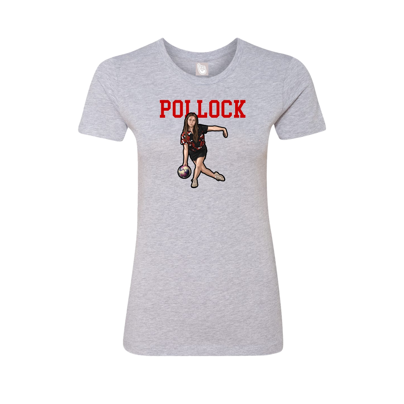 Fitted Women's Tee — Shirsey in Grey