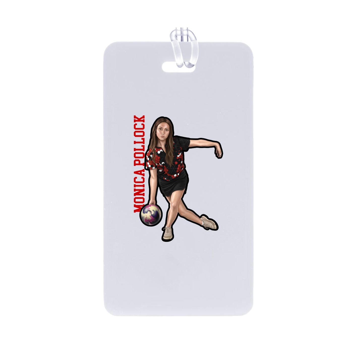 Bag Tag — Name Vertical in Classic