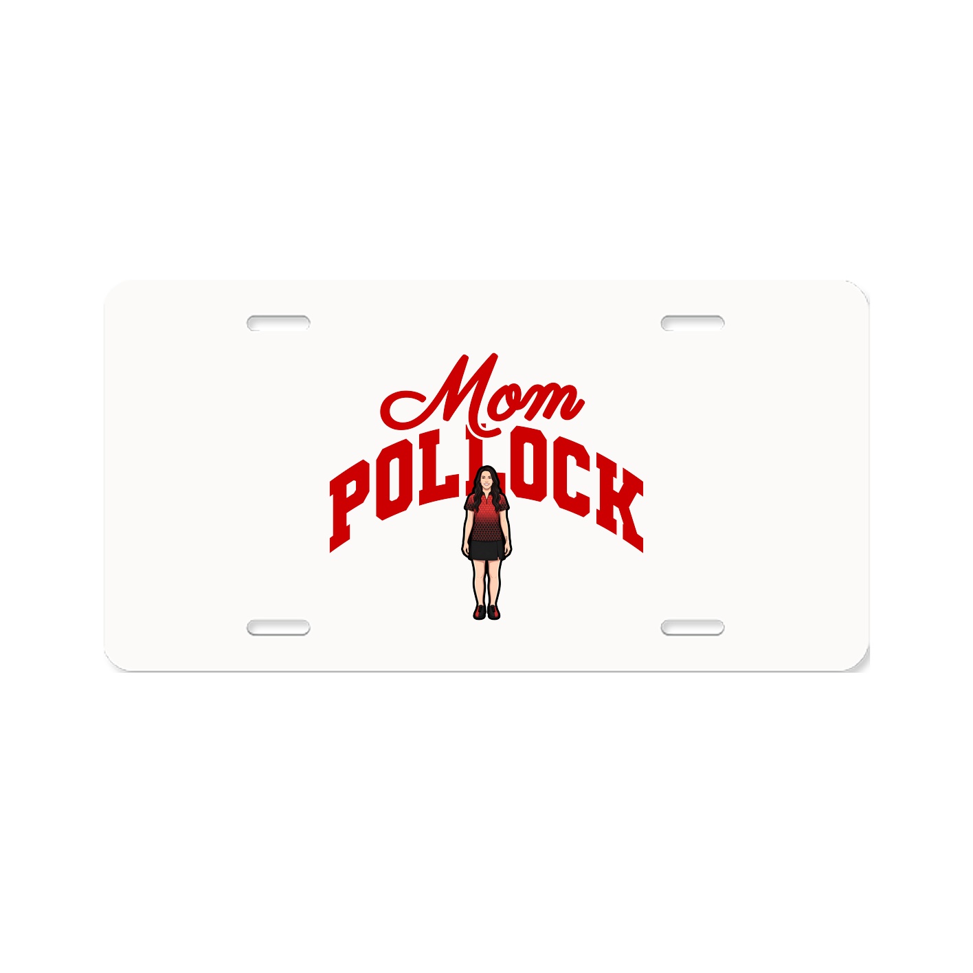 License Plate — Mothers Day Arch in Classic
