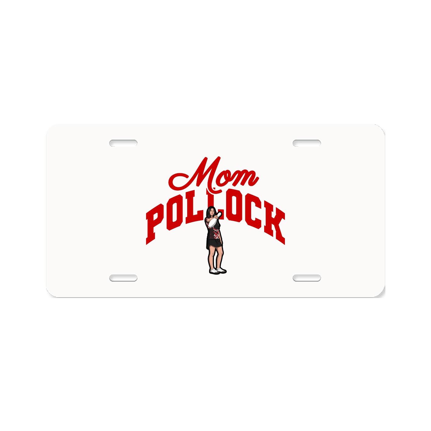 License Plate — Mothers Day Arch in Classic