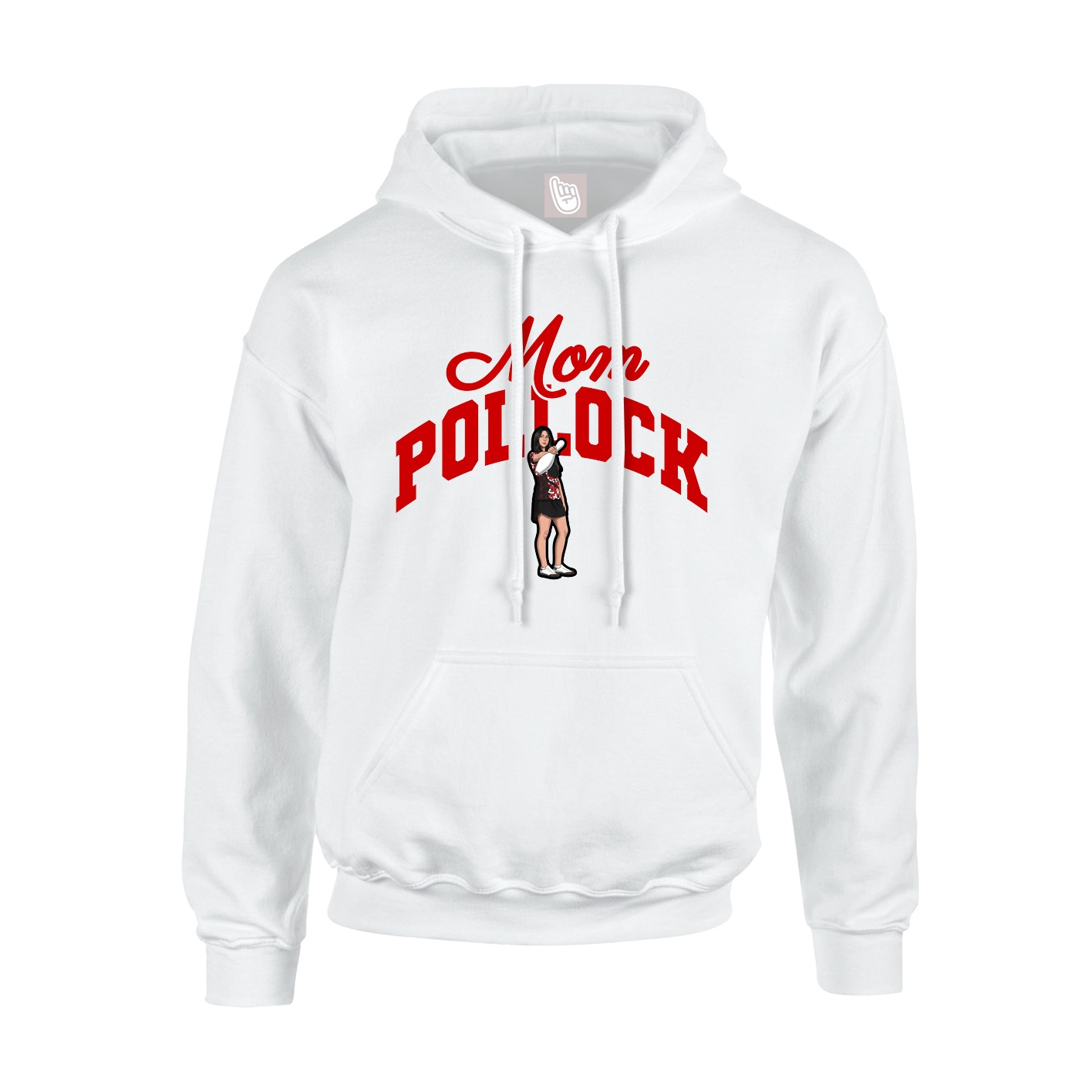 Hoodie — Mothers Day Arch in White